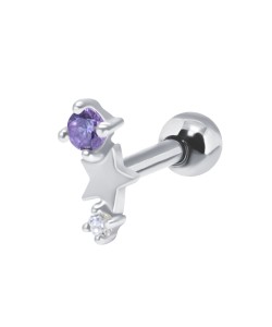 February Birthstone Helix Ear Piercing TIP-3599